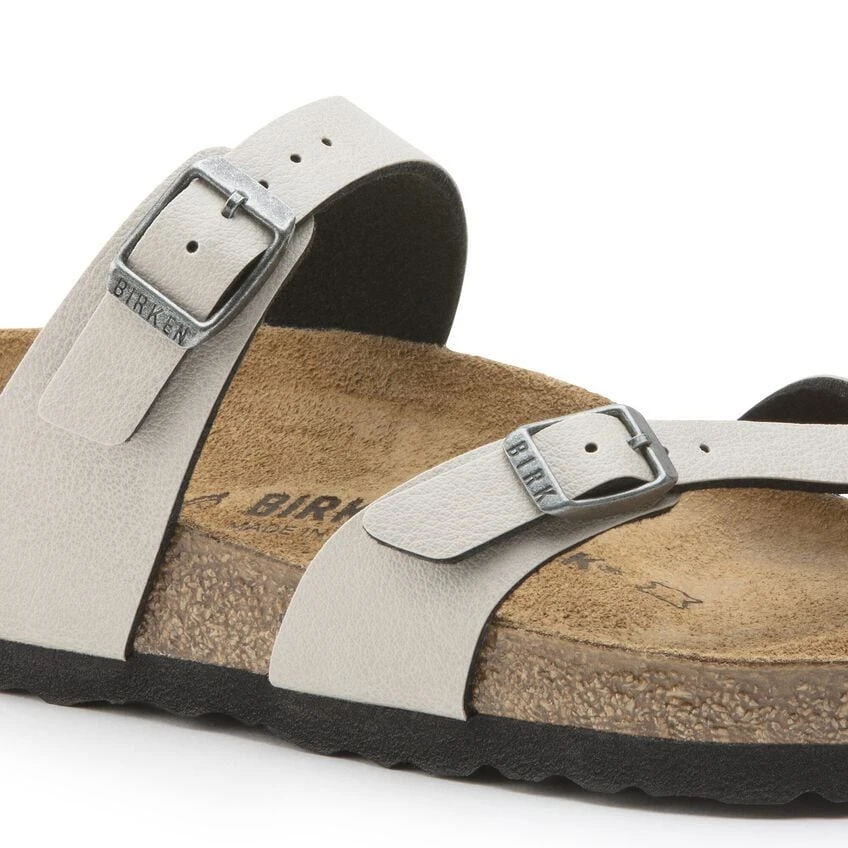 Birkenstock Mayari Birko-Flor Pull Up Stone 10 Birkenstock Mayari Birko-Flor Pull Up Stone - Image 10