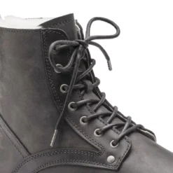 Birkenstock Bryson Shearling Suede Leather -Stepwise Shoes Sales Store 1017285 detail 1