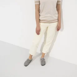 Birkenstock Boston Shearling Suede Leather -Stepwise Shoes Sales Store 1017651 f look f