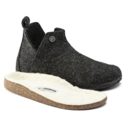 Birkenstock Andermatt Shearling Wool Felt -Stepwise Shoes Sales Store 1017887 detail 3