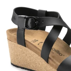 Sibyl Ring-Buckle Natural Leather Black -Stepwise Shoes Sales Store 1018677 detail 1