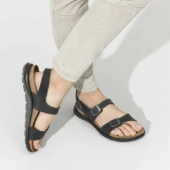 Birkenstock Sonora Oiled Leather -Stepwise Shoes Sales Store 1019101 f closeup f