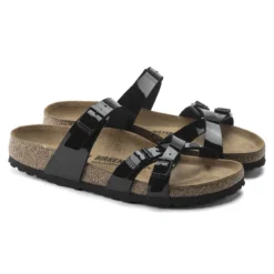 Birkenstock Franca Birko-Flor Patent Patent Black 15 Birkenstock Franca Birko-Flor Patent Patent Black -Stepwise Shoes Sales Store 1020177 pair