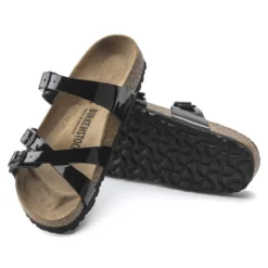 Birkenstock Franca Birko-Flor Patent Patent Black 13 Birkenstock Franca Birko-Flor Patent Patent Black -Stepwise Shoes Sales Store 1020177 sole