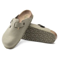 Birkenstock Boston Birko-Flor Nubuck 13 Birkenstock Boston Birko-Flor Nubuck -Stepwise Shoes Sales Store 1020506 sole