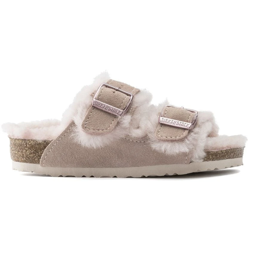 Birkenstock Arizona Shearling Kids Suede Leather 6 Birkenstock Arizona Shearling Kids Suede Leather - Image 6