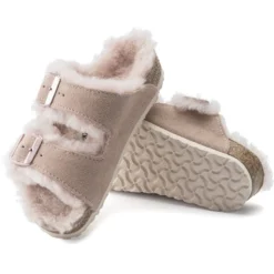 Birkenstock Arizona Shearling Kids Suede Leather 9 Birkenstock Arizona Shearling Kids Suede Leather -Stepwise Shoes Sales Store 1020580 sole