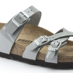Birkenstock Franca Birko-Flor Patent -Stepwise Shoes Sales Store 1020712 detail 1