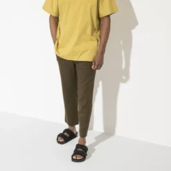 Birkenstock Arizona Shearling Suede Leather -Stepwise Shoes Sales Store 1021045 f look m