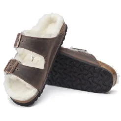 Birkenstock Arizona Shearling Oiled Leather 13 Birkenstock Arizona Shearling Oiled Leather -Stepwise Shoes Sales Store 1021049 sole