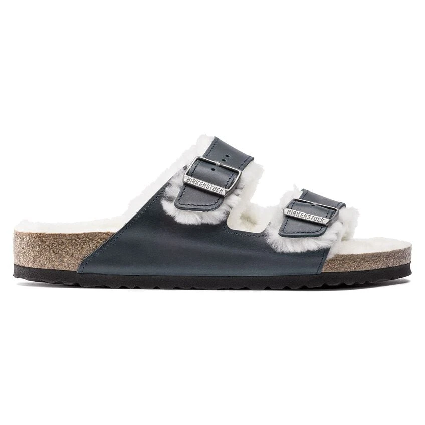 Birkenstock Arizona Shearling Oiled Leather 6 Birkenstock Arizona Shearling Oiled Leather - Image 6