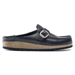 Birkenstock Buckley Grained Leather Navy -Stepwise Shoes Sales Store 1021228 side