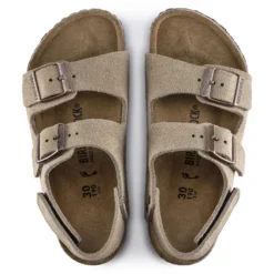 Birkenstock Milano HL Kids Suede Leather -Stepwise Shoes Sales Store 1021723 top