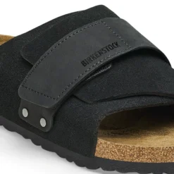 Birkenstock Kyoto Nubuck/Suede Leather -Stepwise Shoes Sales Store 1022350 detail 1