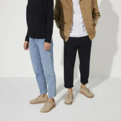 Birkenstock Honnef Light Suede Leather -Stepwise Shoes Sales Store 1022365 detail 7