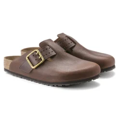 Birkenstock Boston Natural Leather -Stepwise Shoes Sales Store 1022589 pair