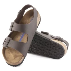 Birkenstock Milano BS Birko-Flor -Stepwise Shoes Sales Store 1023136 sole