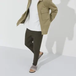 Birkenstock Kyoto Suede Leather -Stepwise Shoes Sales Store 1023197 f look m