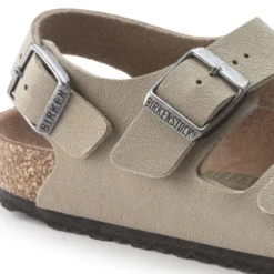 Birkenstock Milano Kids Birko-Flor Nubuck -Stepwise Shoes Sales Store 1023423 detail 1