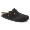 Birkenstock Boston Suede Leather Black