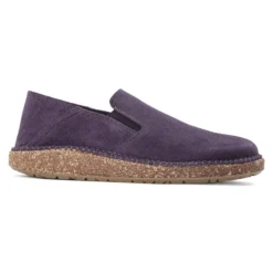 Birkenstock Callan Suede Leather Dark Berry -Stepwise Shoes Sales Store 1023626 detail 2