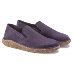 Birkenstock Callan Suede Leather Dark Berry -Stepwise Shoes Sales Store 1023626 pair
