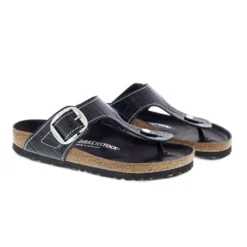 Birkenstock Gizeh Big Buckle Natural Leather Patent Black 12 Birkenstock Gizeh Big Buckle Natural Leather Patent Black -Stepwise Shoes Sales Store 1023779 pair
