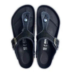 Birkenstock Gizeh Big Buckle Natural Leather Patent Black 11 Birkenstock Gizeh Big Buckle Natural Leather Patent Black -Stepwise Shoes Sales Store 1023779 top