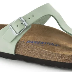 Birkenstock Gizeh Nubuck Leather -Stepwise Shoes Sales Store 1023973 detail 1