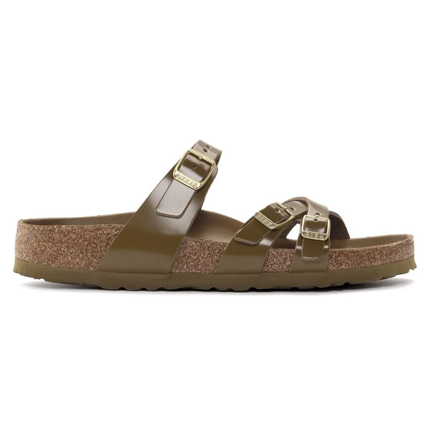 Birkenstock Franca Natural Leather Patent 8 Birkenstock Franca Natural Leather Patent - Image 8