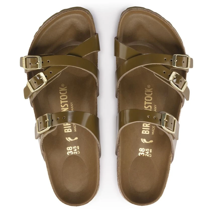 Birkenstock Franca Natural Leather Patent 6 Birkenstock Franca Natural Leather Patent - Image 6