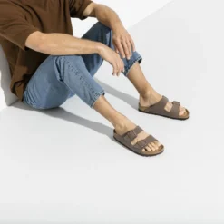 Birkenstock Arizona Birko-Flor Nubuck -Stepwise Shoes Sales Store 151183 detail 5