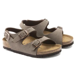 Birkenstock Roma Birko-Flor Nubuck Mocha -Stepwise Shoes Sales Store 233073 pair