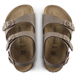 Birkenstock Roma Birko-Flor Nubuck Mocha -Stepwise Shoes Sales Store 233073 top