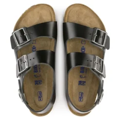 Birkenstock Milano Real Leather Soft Footbed -Stepwise Shoes Sales Store 234531 top