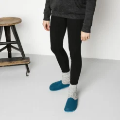 Birkenstock Amsterdam Wool Felt Petrol -Stepwise Shoes Sales Store 559763 f look f